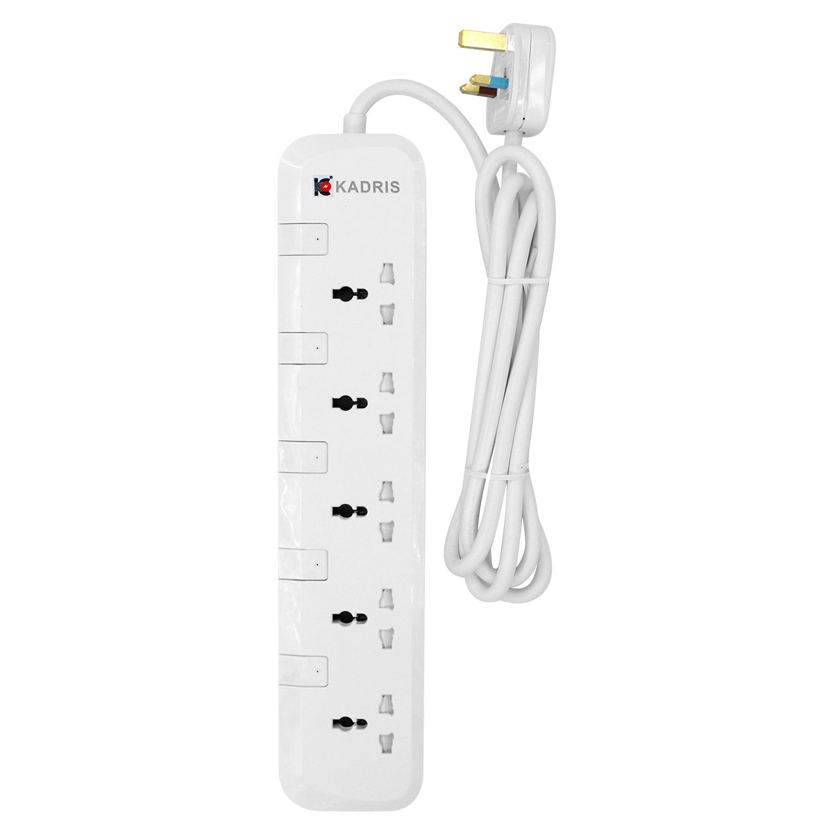 EX-1817 KADRIS 5 WAY EXTENSION SOCKET CG-7005 2 METER