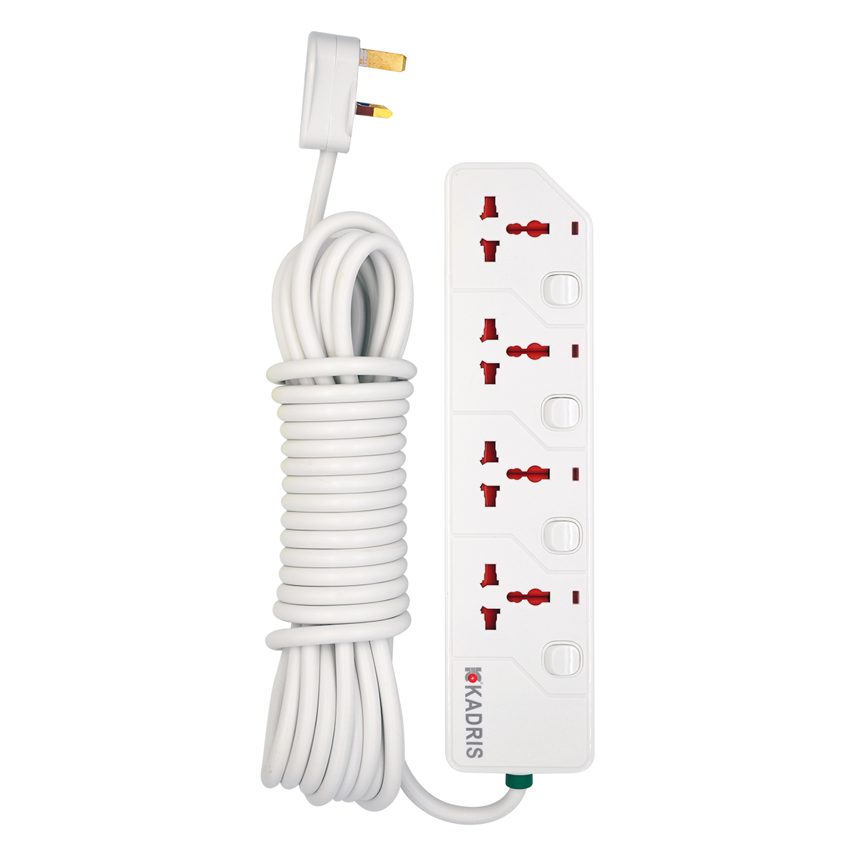 EX-1655 KADRIS 4 WAY EXTENSION SOCKET KD1604S- 8 METER