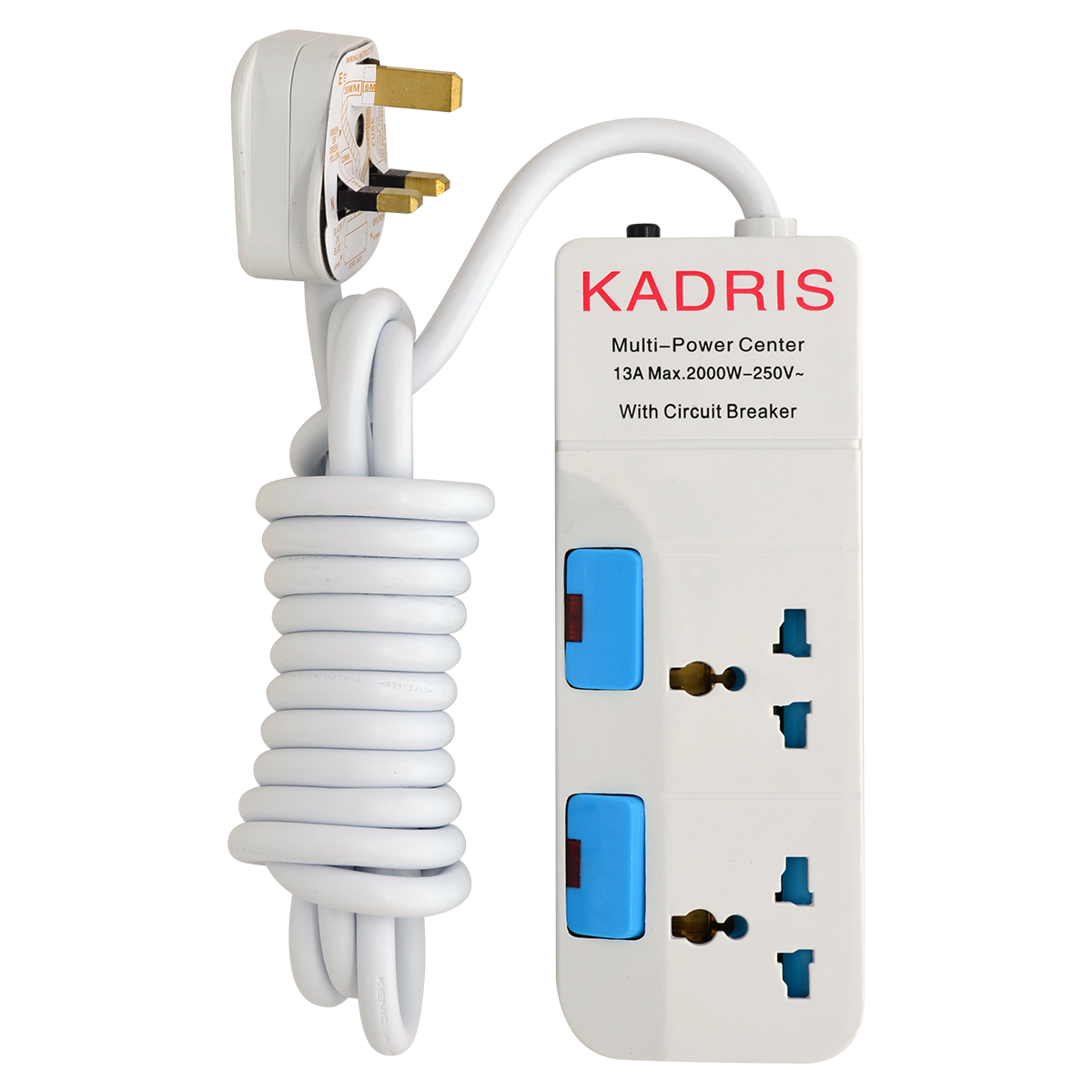 EX-1078 KADRIS 2 WAY EXTENSION SOCKET 812 3 YARDS