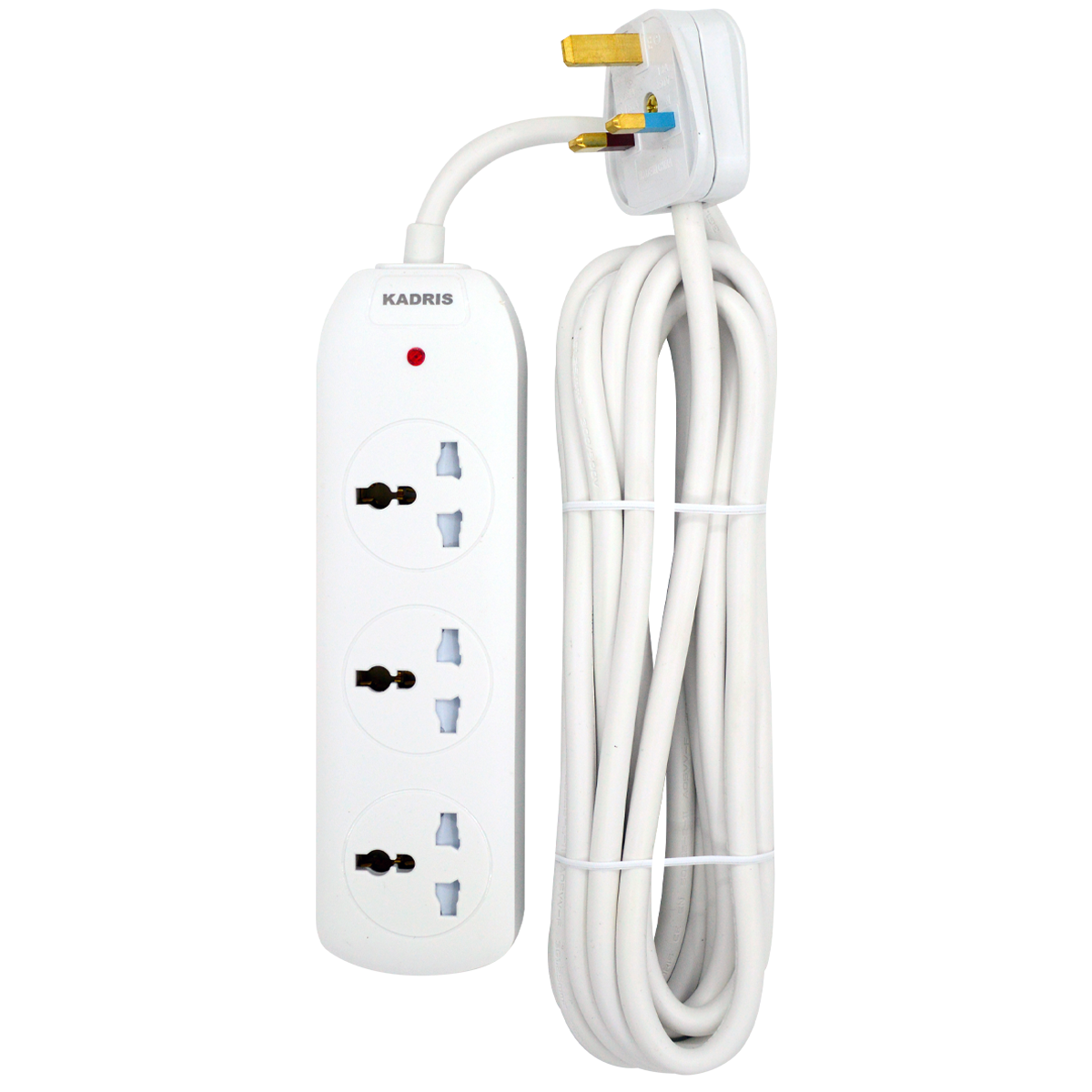 EX-1502 KADRIS 3 WAY EXTENSION SOCKET N3DS - 4 METER