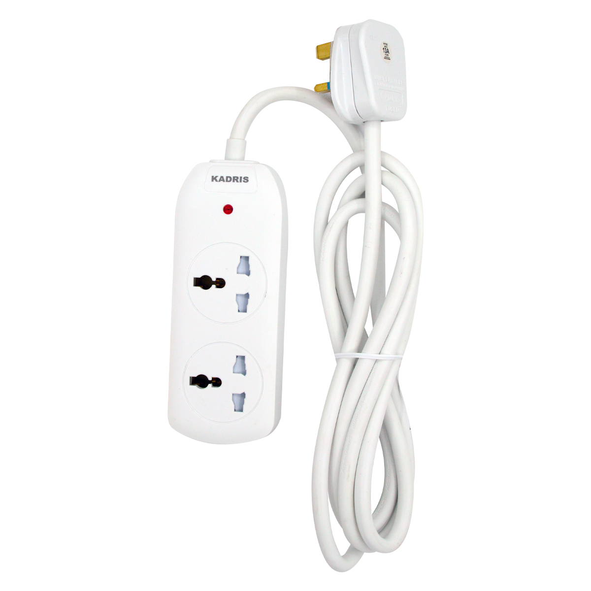 EX-1681 KADRIS 2 WAY EXTENSION SOCKET N2DS- 2 METER