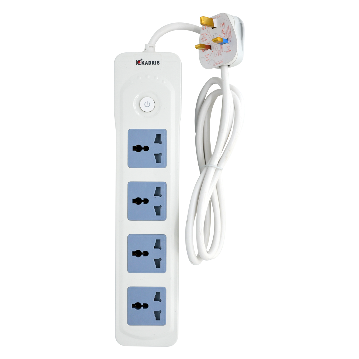 EX-1732 KADRIS 4 WAY EXTENSION SOCKET CG-5001- 2 METER