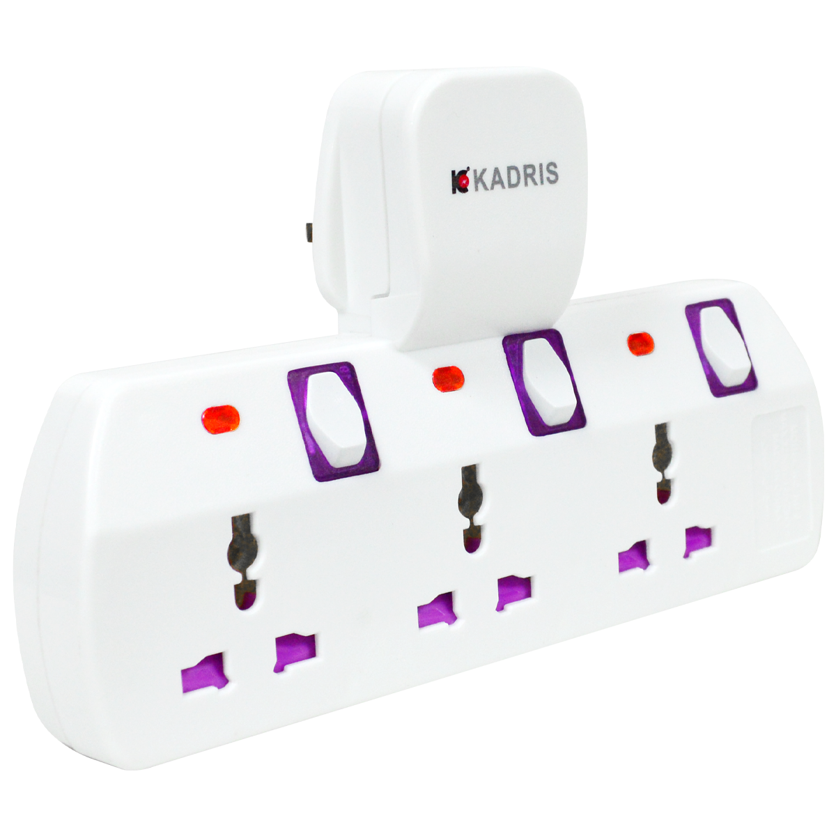 MU-1178 KADRIS 13A 3 WAY UNIVERSAL ADAPTOR- KD3