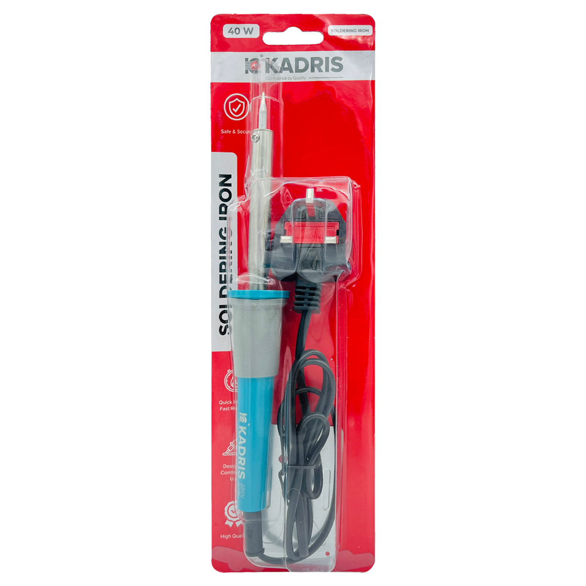 ET-1181 KADRIS SOLDERING IRON BLACK 40W 220V